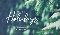 Happy Holidays from the team at Meritus Media