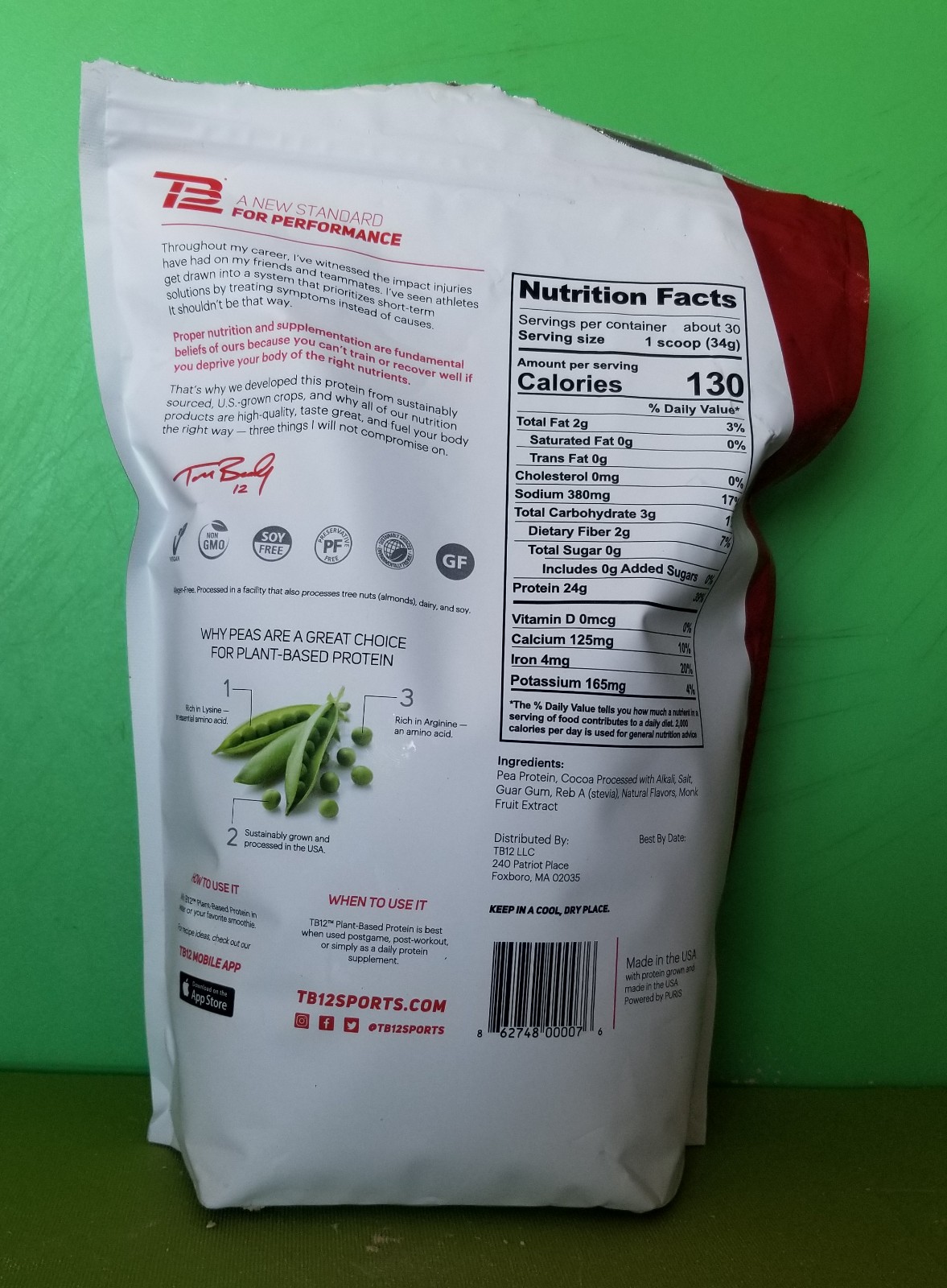 TB12 Plant-Based Protein