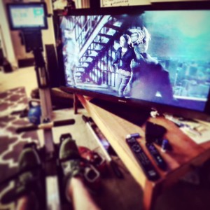 Chris Abraham does most of his meters while watching movies with the subtitles on"
